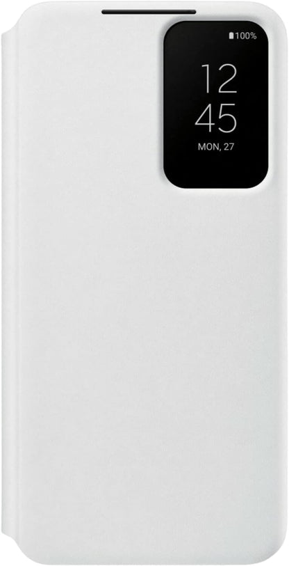 Samsung Galaxy S22 Ultra Official Leather Cover Light Grey