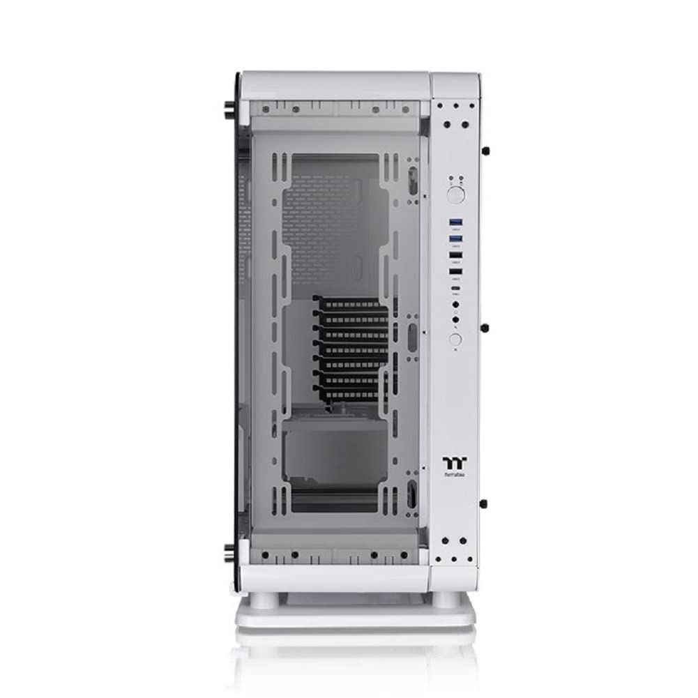 Thermaltake Core P6 TG Dual-Form Transformable/2-Way Layout ATX Mid Tower Computer Case - White, CA-1V2-00M6WN-00