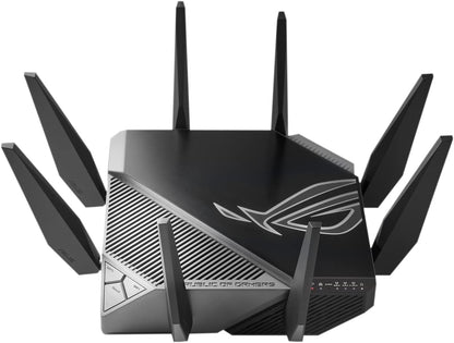 ASUS ROG Rapture GT6 (1PK) Tri-Band WiFi 6 Gaming Mesh WiFi System, Covers up to 5,800 sq ft, 2.5 Gbps Port, Triple-Level Game Acceleration, UNII 4, Free Lifetime Internet Security - White