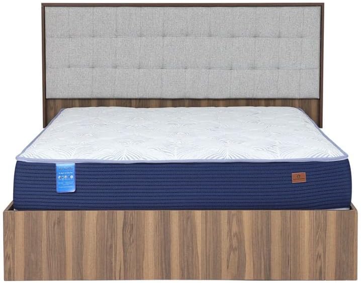 Danube Home - Gel Pocket Spring & Memory Foam Mattress 120X200X25-White/Dark Blue