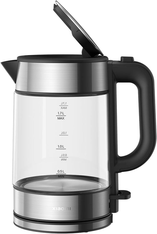 Xiaomi Electric Glass Kettle |1.7 Liters Large Capacity |5 Minutes Boil with 2200W high power output | LED light display Heating indicator