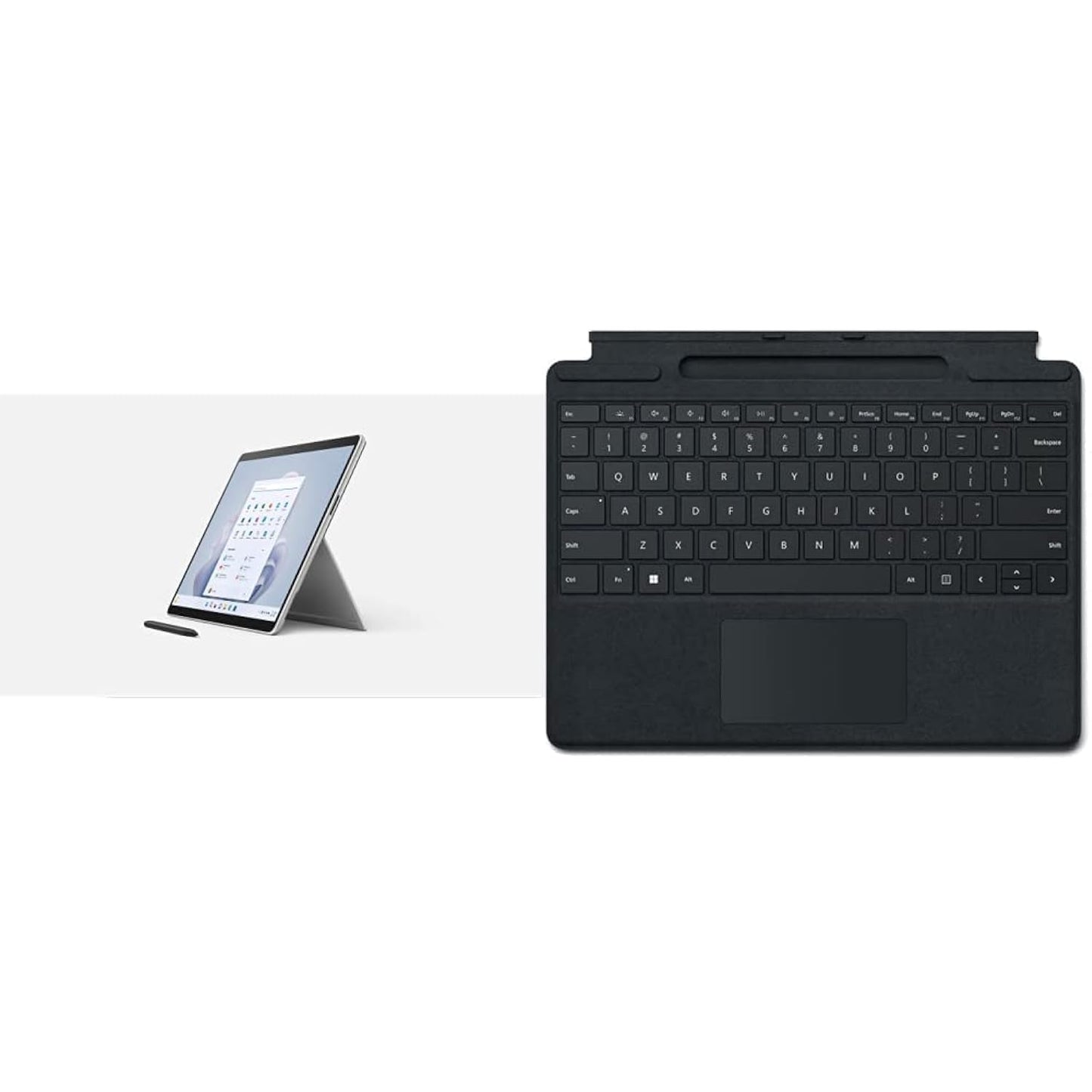 Microsoft Surface Pro 9 | 13” 2-in-1 Laptop/Tablet PC | Intel Core i7-1255U, Fast processor for Multi-tasking | 16GB RAM | 256GB SSD | Windows 11 Home | Black | QIL-00025 UAE Version | Device Only - CaveHubs