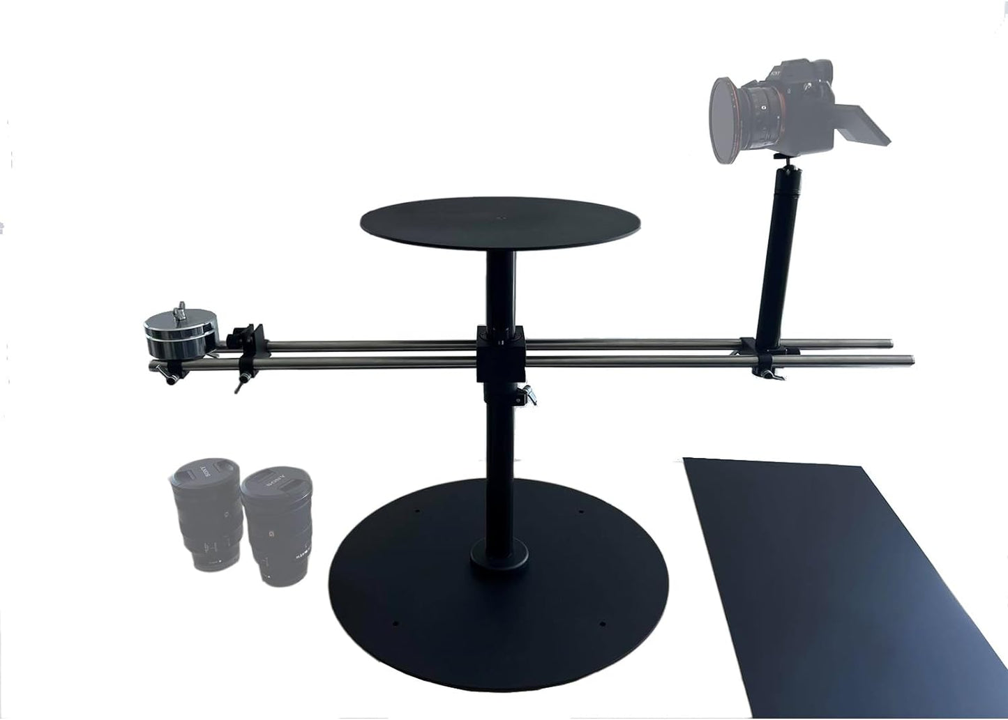 DF DIGITALFOTO V360 Video Camera Rig Rotating Platform for Product Commercial Photography，Spinning Photo Video Booth for Slow Motion, Bullet-time