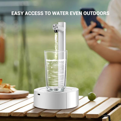 VERSENT Portable Electric Mini Drinking Water Pump, Rechargeable Water Dispenser with Hose and USB Cable