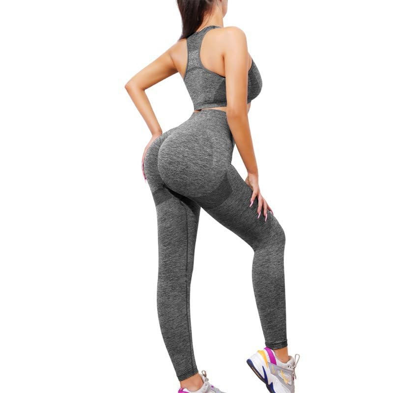 VITION High Waisted Leggings for Women Scrunch Butt Lifting TIK Tok Yoga Pants,Workout Anti Cellulite Tummy Control Tights