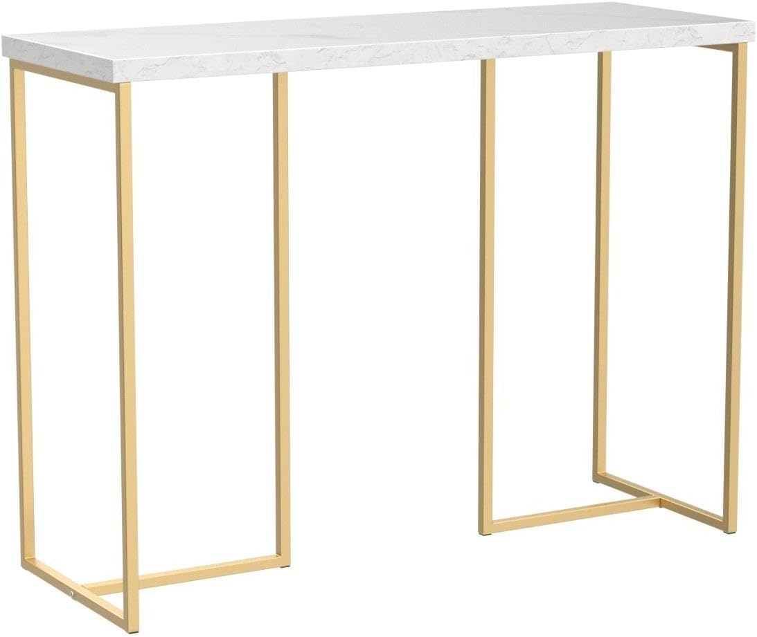 (UAE STOCK) SoBuy FSB58-G, Console Table Hall Table Side Table End Table Living Room Table Sofa Table, W100 x D36 x H75cm