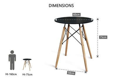 Mahmayi Dining Table with Chair Sets, Simple Modern Design Tables & Chairs for Home Office Bistro Balcony Lawn Breakfast, (DWS-White, Dining Set 4 Seater)