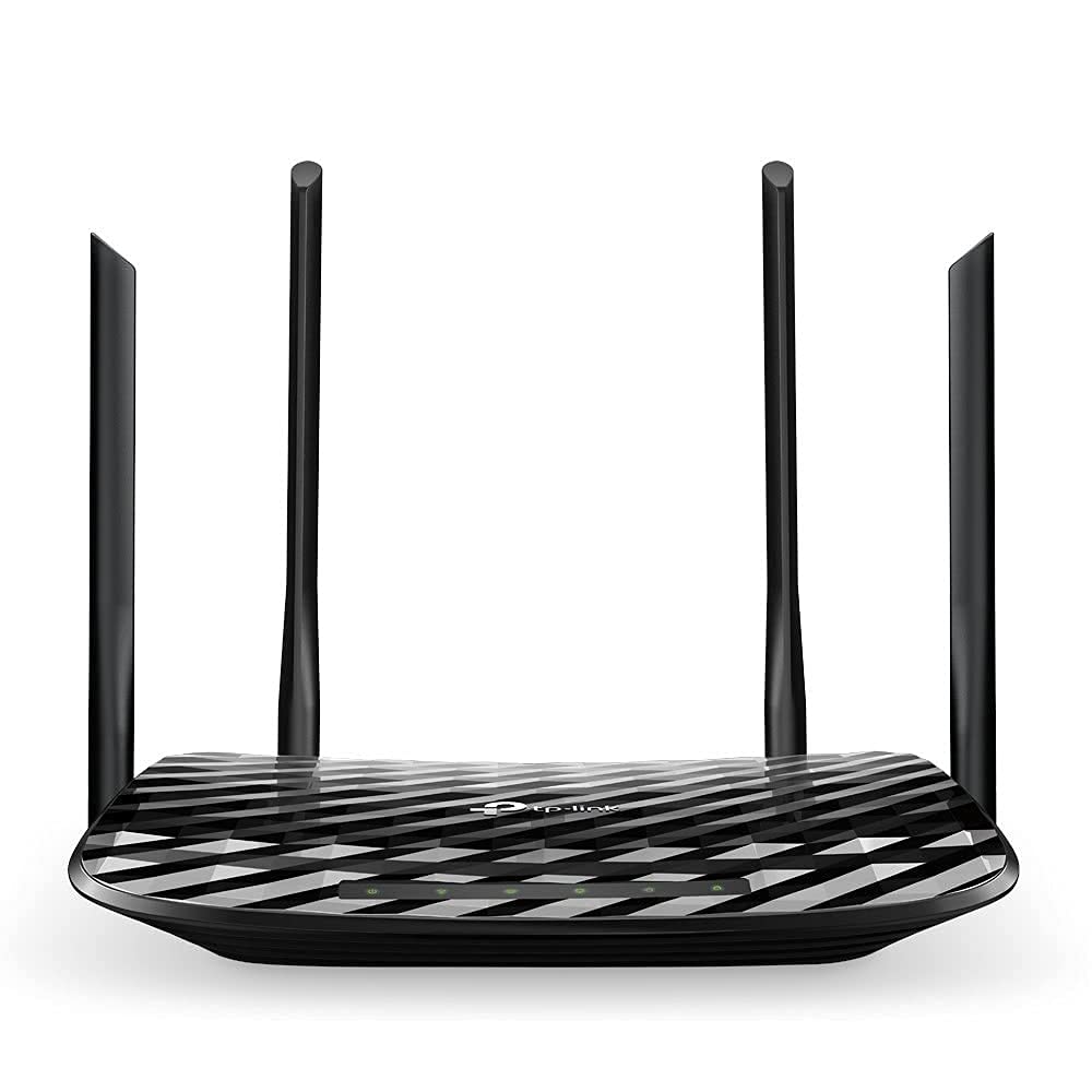 TP-Link AC1200 Gigabit WiFi Router (Archer A6) - Dual Band MU-MIMO Wireless Internet Router, 4 x Antennas, OneMesh and AP mode, Long Range Coverage