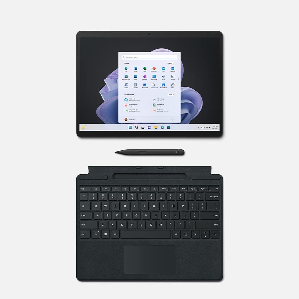 Microsoft Surface Pro 9 | 13” 2-in-1 Laptop/Tablet PC | Intel Core i7-1255U, Fast processor for Multi-tasking | 16GB RAM | 256GB SSD | Windows 11 Home | Black | QIL-00025 UAE Version | Device Only - CaveHubs