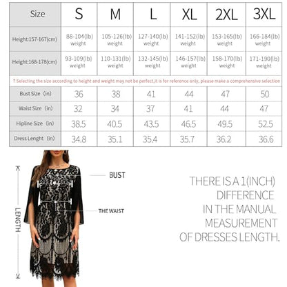 Wedding Guest Dresses for Women,Cocktail Dress,Dresses for Weddings as a Guest, Lace Chiffon Evening Dress