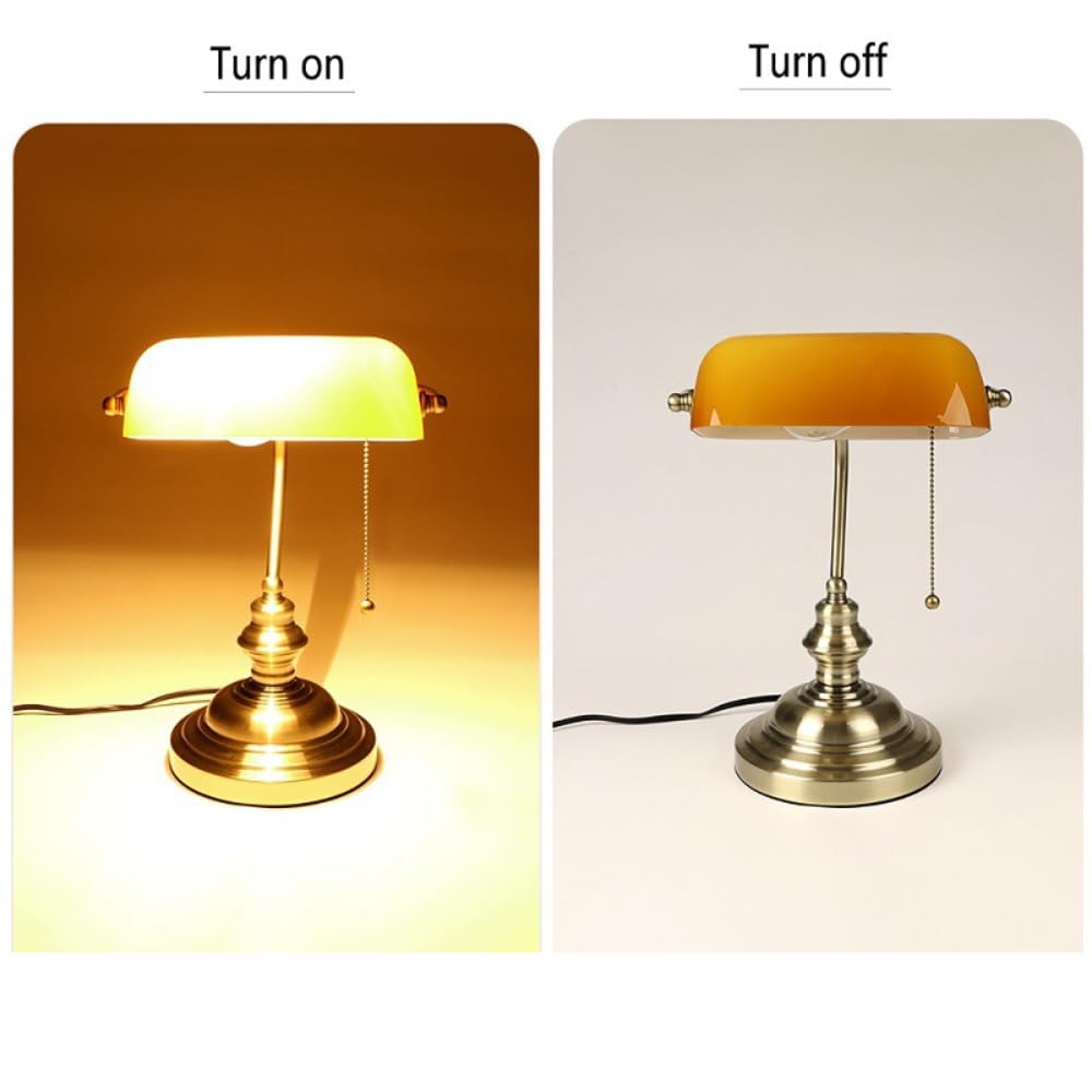 Modern Desk Table Lamp Simple Design LED Glass Pull Switch Desk Light Decor for Home Living Room Bedroom Bedside (style H 1pcs)