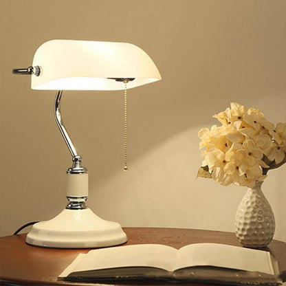 Modern Desk Table Lamp Simple Design LED Glass Pull Switch Desk Light Decor for Home Living Room Bedroom Bedside (style H 1pcs)