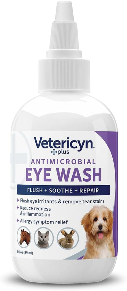 Vetericyn Plus Antimicrobial Eye Wash 3oz