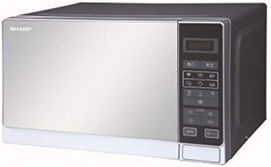 Sharp 20 Liters Digital Solo Microwave Oven with Auto Cooking Menu (Silver R-20MT(S))