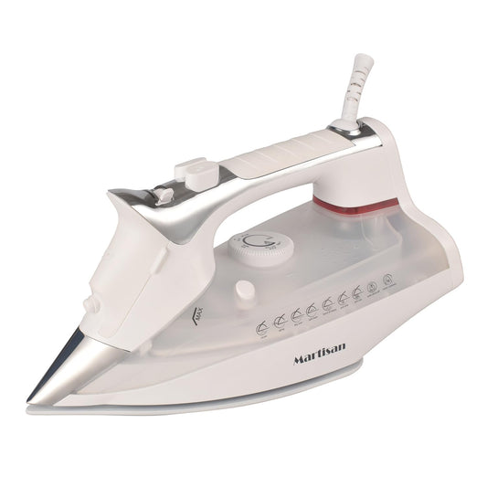 Martisan powerful Steam Iron,auto shut off,Nano-ceramic Sole plate,Vertical and Horizontal Steam,Anti-Calc,Drip-stop,Self-Clean