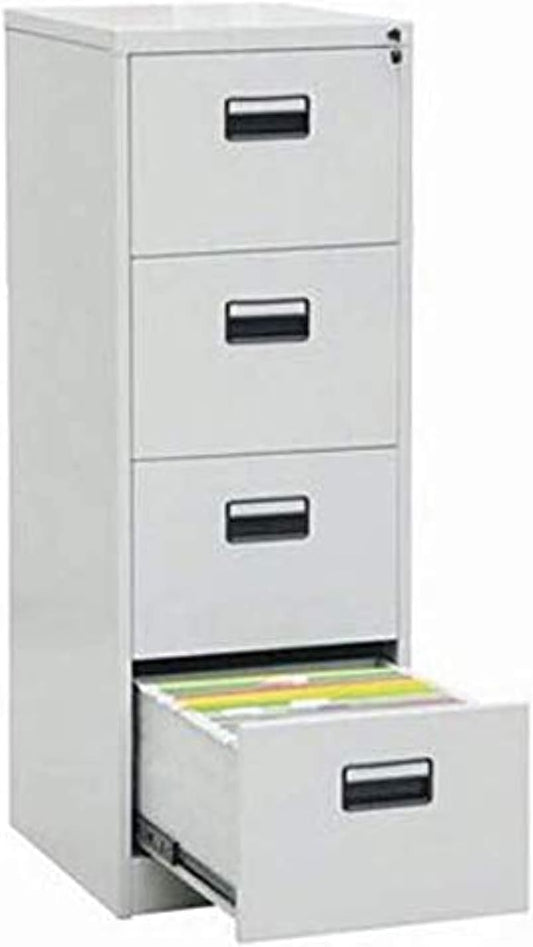 GDF GALAXY DESIGN FURNITURE 4 Drawer Vertical Filing Cabinet, Grey (133 X 62 X 45), GDF-4DR, 45D x 62W x 133H cm