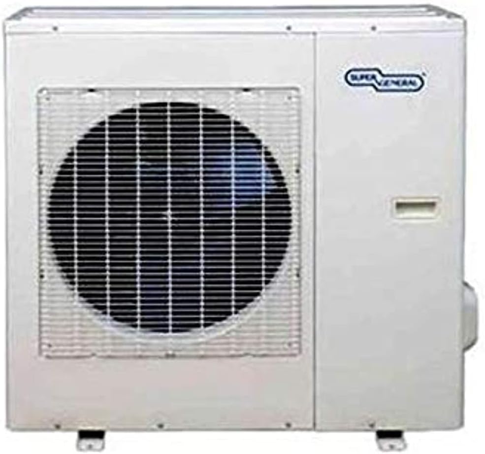 Super General 1.5 Ton Split Air Conditioner, 18000 BTU, Rotary Compressor, Auto Restart, Gold Fin, 4-way swing, SGS-181-NE, White - 101.5×31.3×22.1 cm, 1 Year Warranty