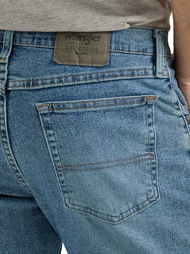 Wrangler mens Wrangler Authentics Men's Classic 5-Pocket Regular Fit Flex Jean Jeans