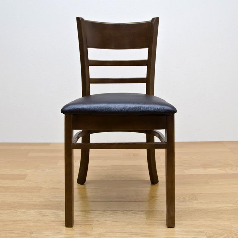 Dining Chair with Solid Wood Frame and Legs,PU Laether Seat Material,for Living Room, Kitchen,Restaurant (four chairs)