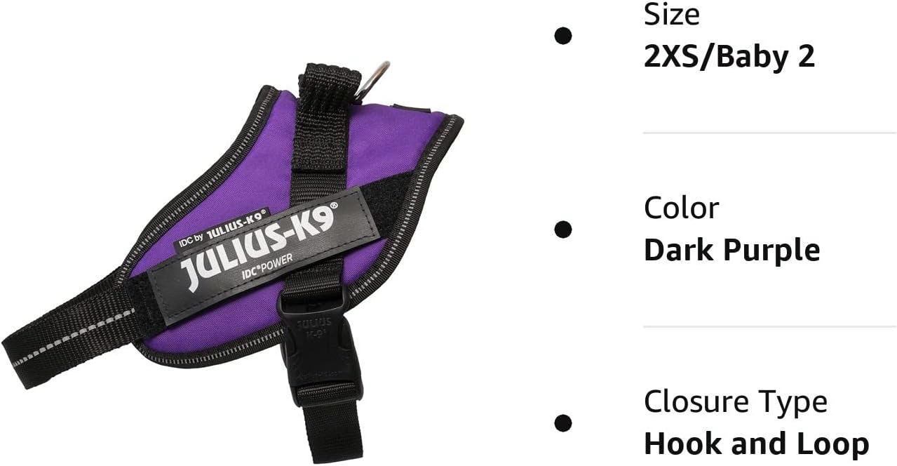 Julius-K9 Idc powerharness, size: s/mini, dark purple