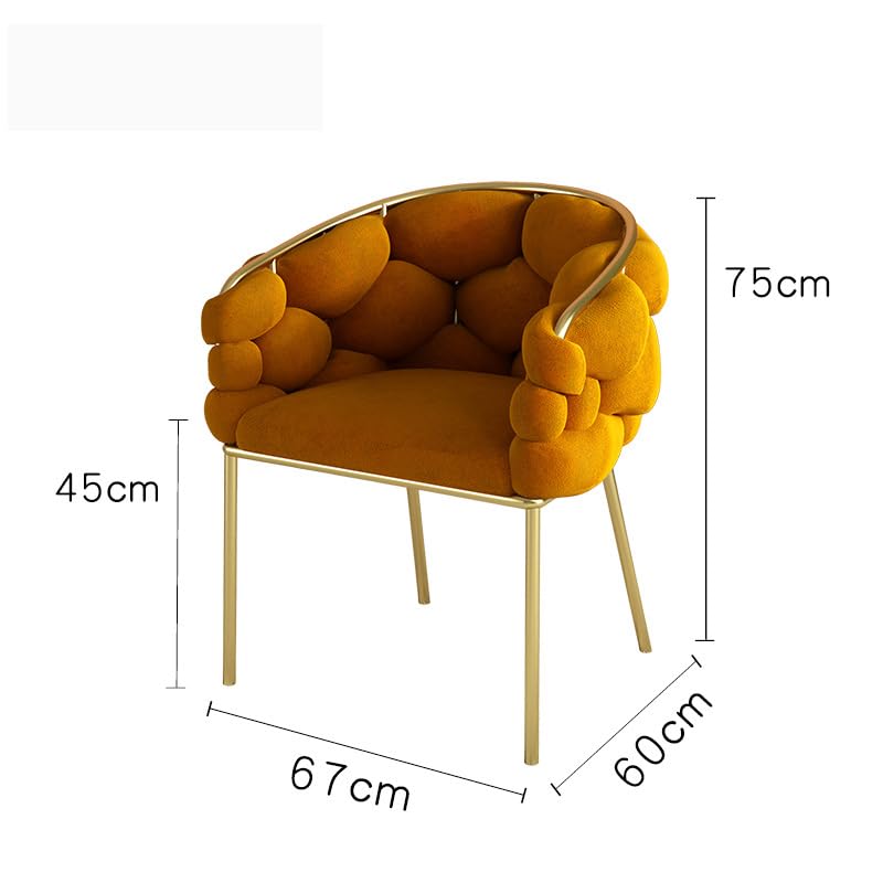 LIMOS Makeup Vanity Chairs Stool with Backrest,Modern Dining Chairs with Gold Metal Legs, Elegant Tufted Back Vanity Chair for Bedroom，Beauty Room (Dark green)