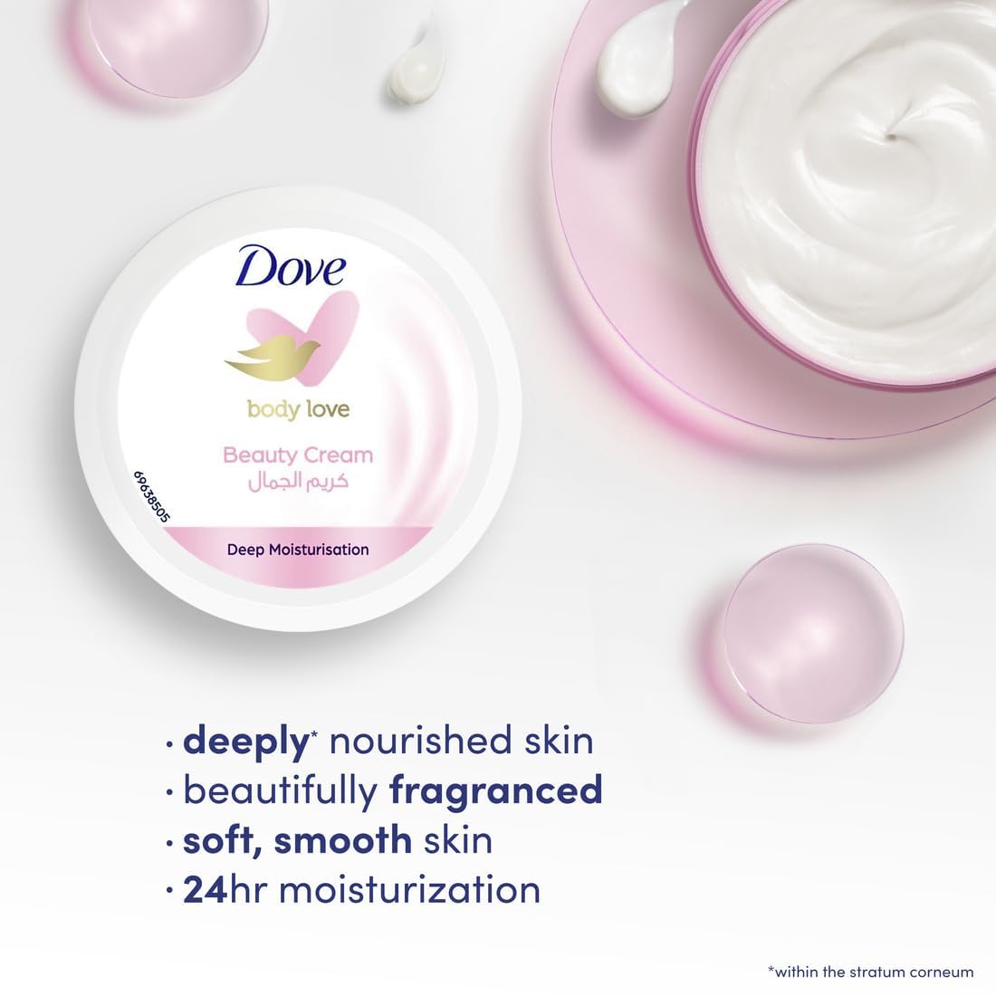 Dove Body Love Body Milk Lotion, for dry skin, Essential Care, for long lasting smooth and radiant skin, 400ml pack may vary