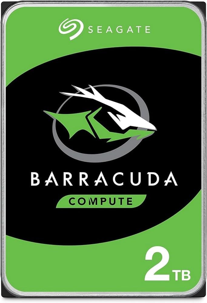 Seagate Barracuda 2 TB internal Hard Drive HDD, 3.5 Inch, 7200 U/Min, 256 MB Cache, SATA 6 Gb/s, Modellnr.: ST2000DM008