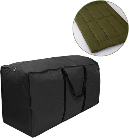 Furniture Cushion Storage Bag,Extra Large Outdoor Cushion Bag - Rectangular Protective Zippered Patio Furniture