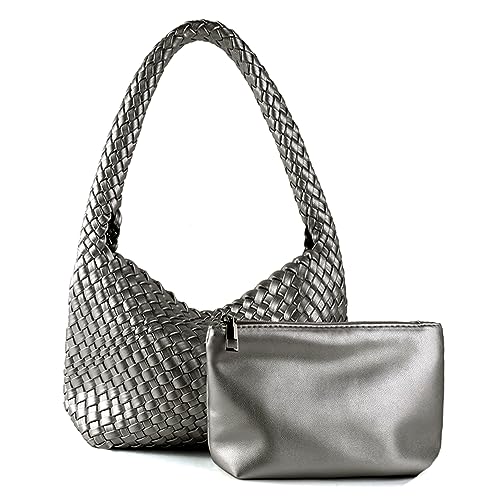 Fashion Designer Handbags and Purses Women Shoulder Bag Casual Versatile Hand Woven Shopping Totes Ladies Underarm Bags