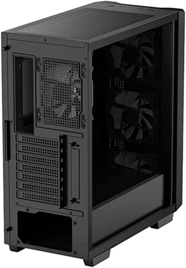 Deepcool MID TOWER CASE CG560 Side window Black MidTower Power supply included No