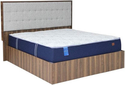 Danube Home - Gel Pocket Spring & Memory Foam Mattress 120X200X25-White/Dark Blue