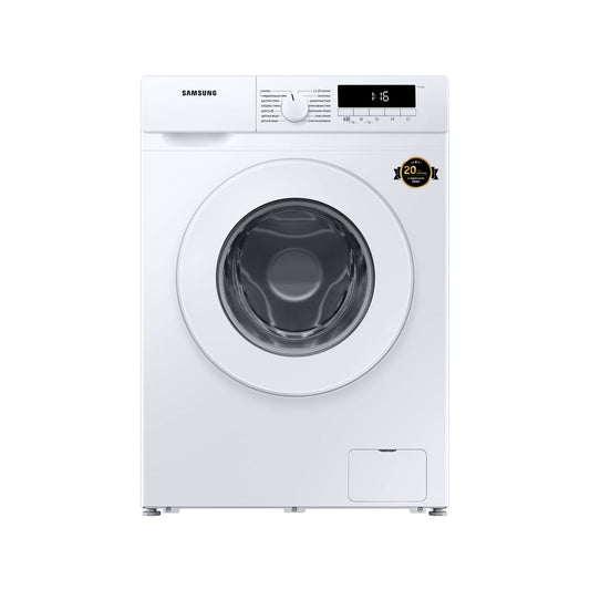 Samsung Front Load Washing Machine with Quick Wash, 7Kg, White, Eco Drum Clean, WW70T3020WW/GU, 20 Year Warranty on Digital Inverter Motor