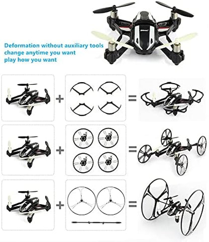 Fytoo Deformable Quadcopter HD Aerial Vehicle Remote Control Drone U841-1 HD Quadcopter Drone with HD 2MP Camera