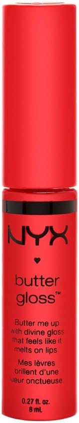 NYX PROFESSIONAL MAKEUP Butter Gloss, Strawberry Parfait, 0.27 Ounce