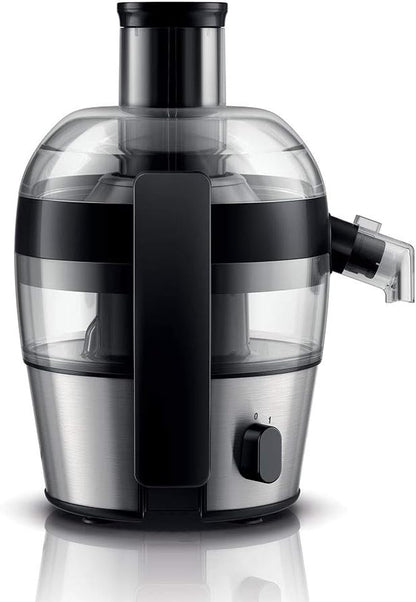 Philips HR1832/01 Viva Collection Compact Juicer, 1.5 Litre, 500 Watt - Black