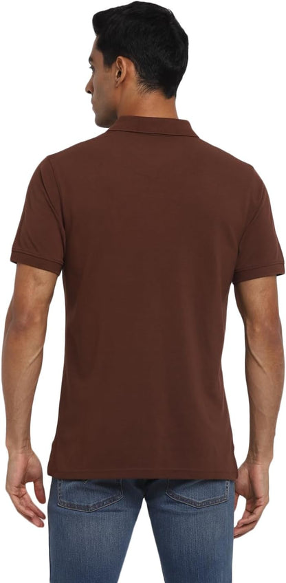 Deniklo Men's Polo Collar T-Shirt with Pocket & Logo DK 225