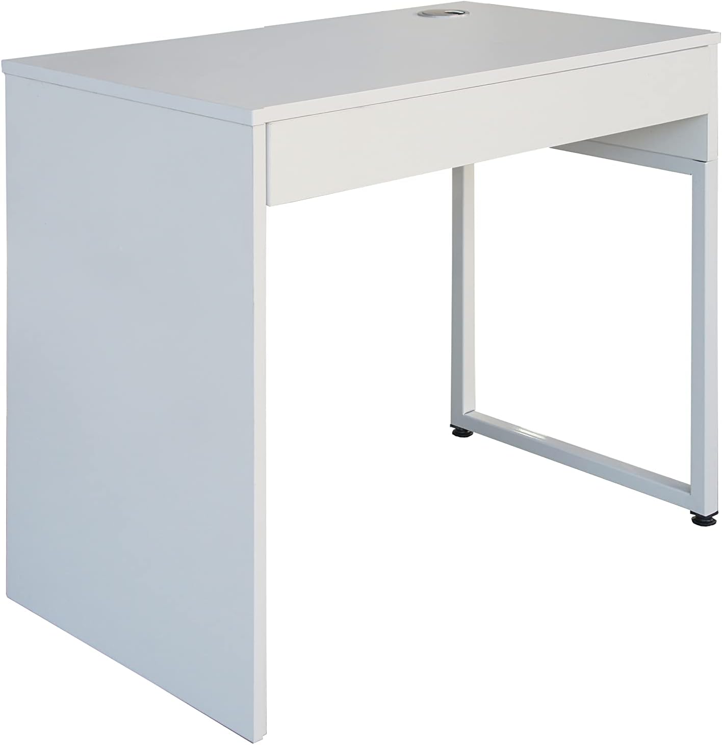 Mahmayi Renewed Modern Stylish Workstation Computer Desk for Home, Office, Living Room - Study Table - Office Furniture - 120 x 60CM - White