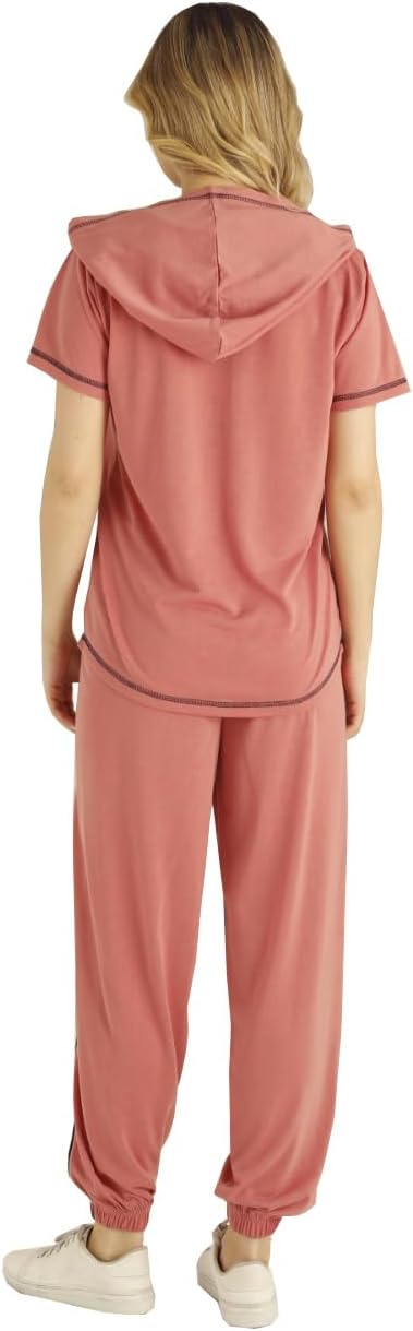 Boyraz Women's Sportswear Hoodie Top and Pants Set Turkish Cotton Ladies Tracksuit Set Sport Dress