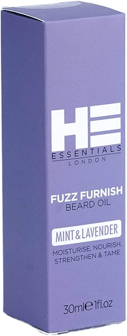 HE Essentials Fuzz Furnish Sandalwood Beard Oil | Perfect Solution for a Well-Groomed, Tamed Beard | Experience Relaxation, Rejuvenation, 30 ML (Sandalwood)