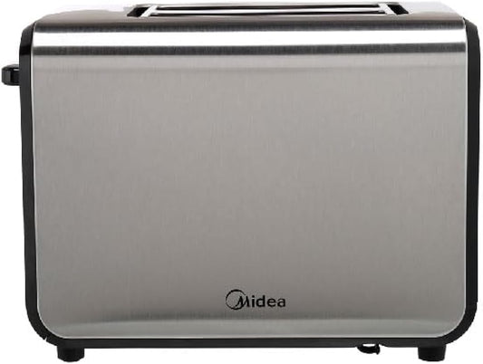 Midea Toaster 2 Slots, 950W With Adjustable Browning Control, Removable Crumb Tray, Automatic Pop Up, Defrost, Warm, Cancel, Auto Power Cut Off Function, 7 Level Settings - MT-RW2L20W