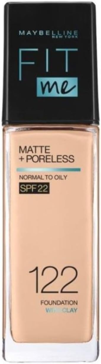 Maybelline New York Fit Me Matte+Poreless Liquid Foundation, 340 Cappuccino, 30 ml