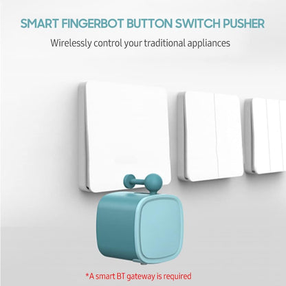 Pepisky Mini BT Fingerbot Home Automation Controller APP Control Voice Control Schedule Timer Fingerbot Home Appliances Switch Pusher Smart Controller (BT Gateway Required)