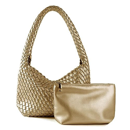 Fashion Designer Handbags and Purses Women Shoulder Bag Casual Versatile Hand Woven Shopping Totes Ladies Underarm Bags