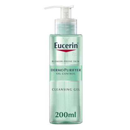 Eucerin Face Sunscreen Oil Control Gel-Cream Dry Touch, High UVA/UVB Protection, SPF 50+, Light Texture Sun Protection, Suitable Under Make-Up, for Oily acne prone skin, 50ml