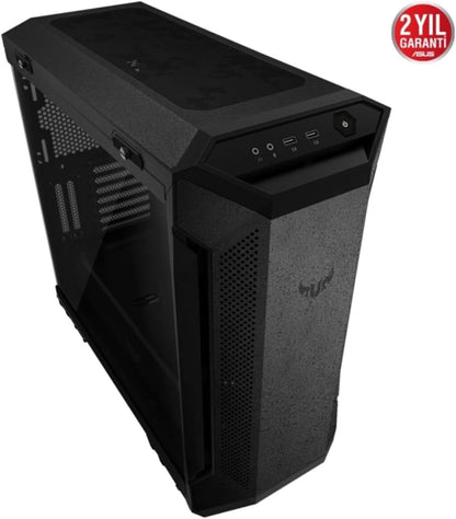 ASUS ROG Z11 Mini-ITX/DTX Gaming Case with Patented 11° Tilt Design, Compatible with ATX Power Supply,3-Slot Graphics, Front I/O USB 3.2 Gen 2 Type-C, 2x USB 3.2 Gen 1 Type-A and ARGB Control Button