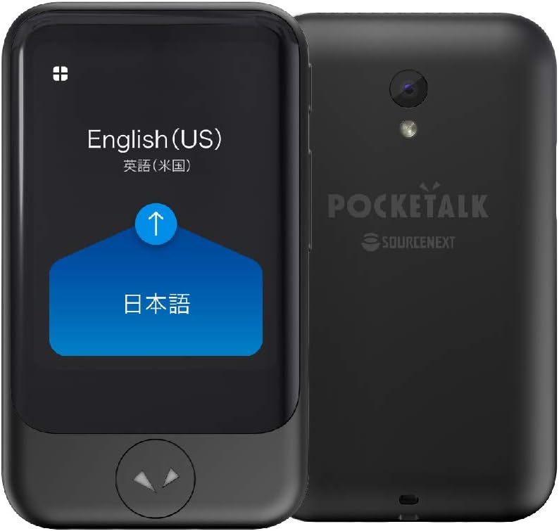 Pocketalk S Two-Way Voice Translator with Built-in Data (Gold)