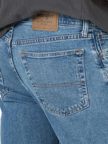 Wrangler mens Wrangler Authentics Men's Classic 5-Pocket Regular Fit Flex Jean Jeans