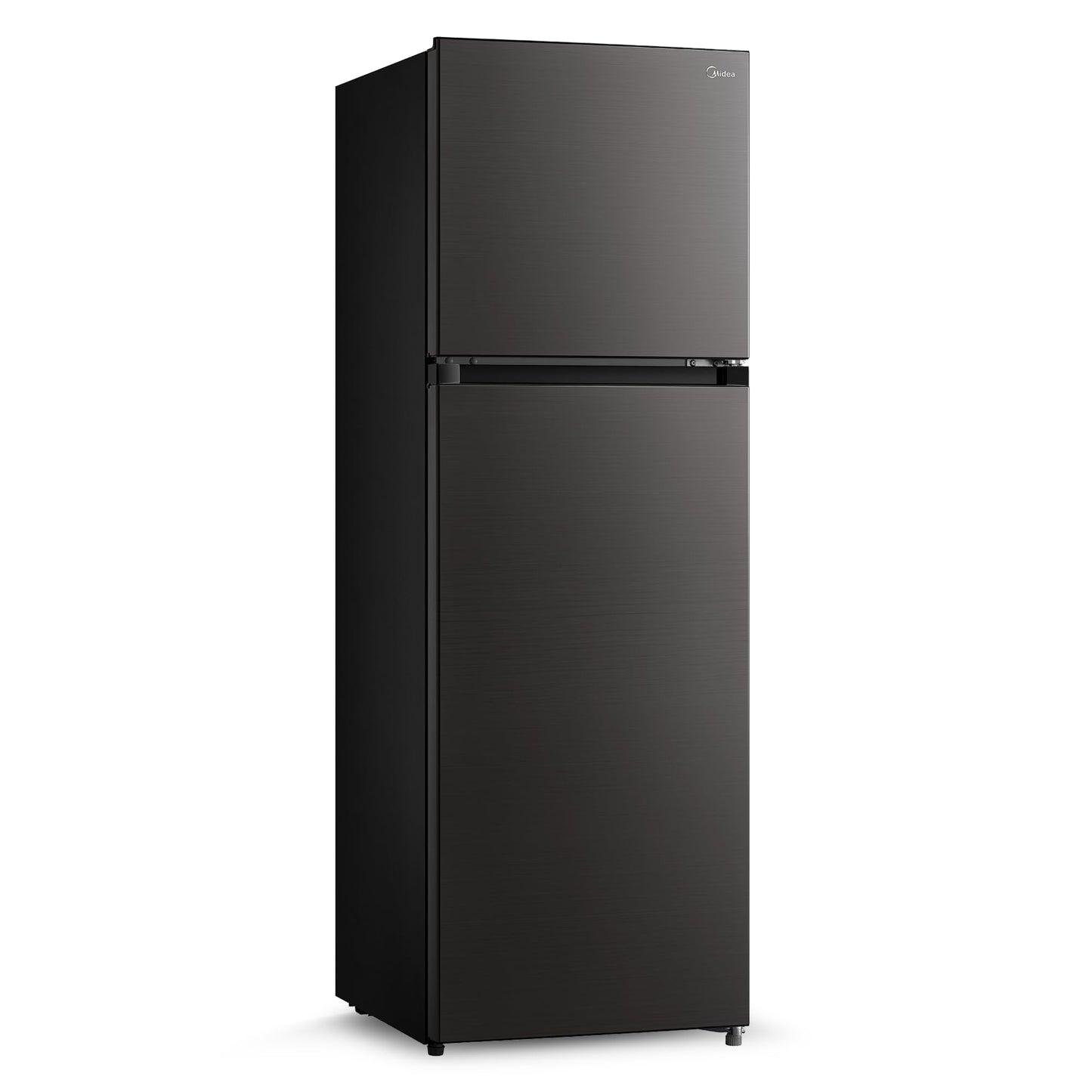 Midea 390L Gross Top Mount Double Door Refrigerator MDRT390MTE28 2 Doors Frost Free Fridge Freezer with Smart Sensor & Humidity Control, Active-C Fresh, Multi-Air Flow, Electronic Control Dark Silver