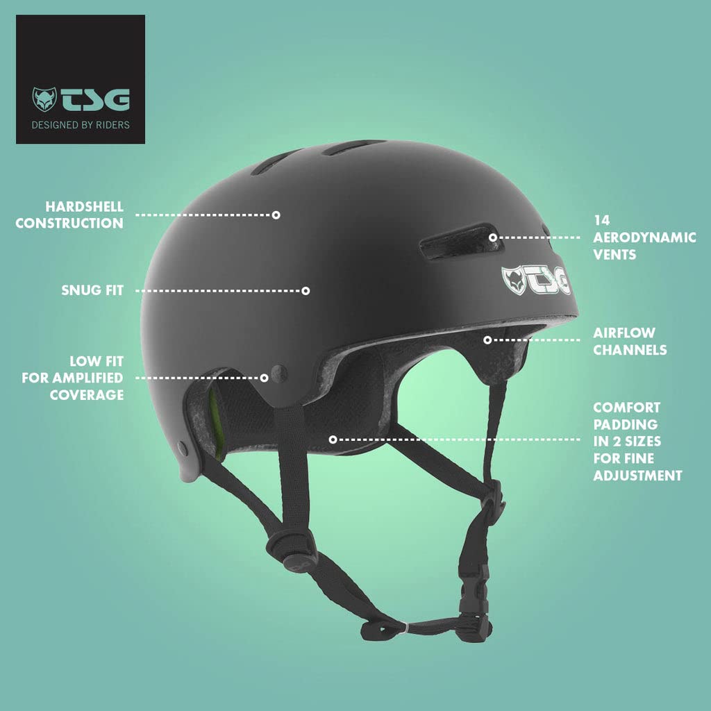 TSG Evolution Solid Colour Helmet Blue