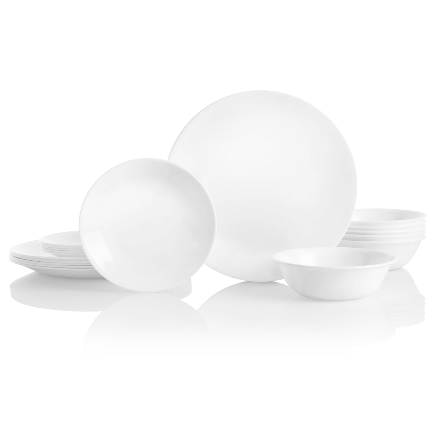 Corelle 18-Piece Chip Resistant Classic Collection Dinnerware Set, Service for 6 18-Piece 1134331